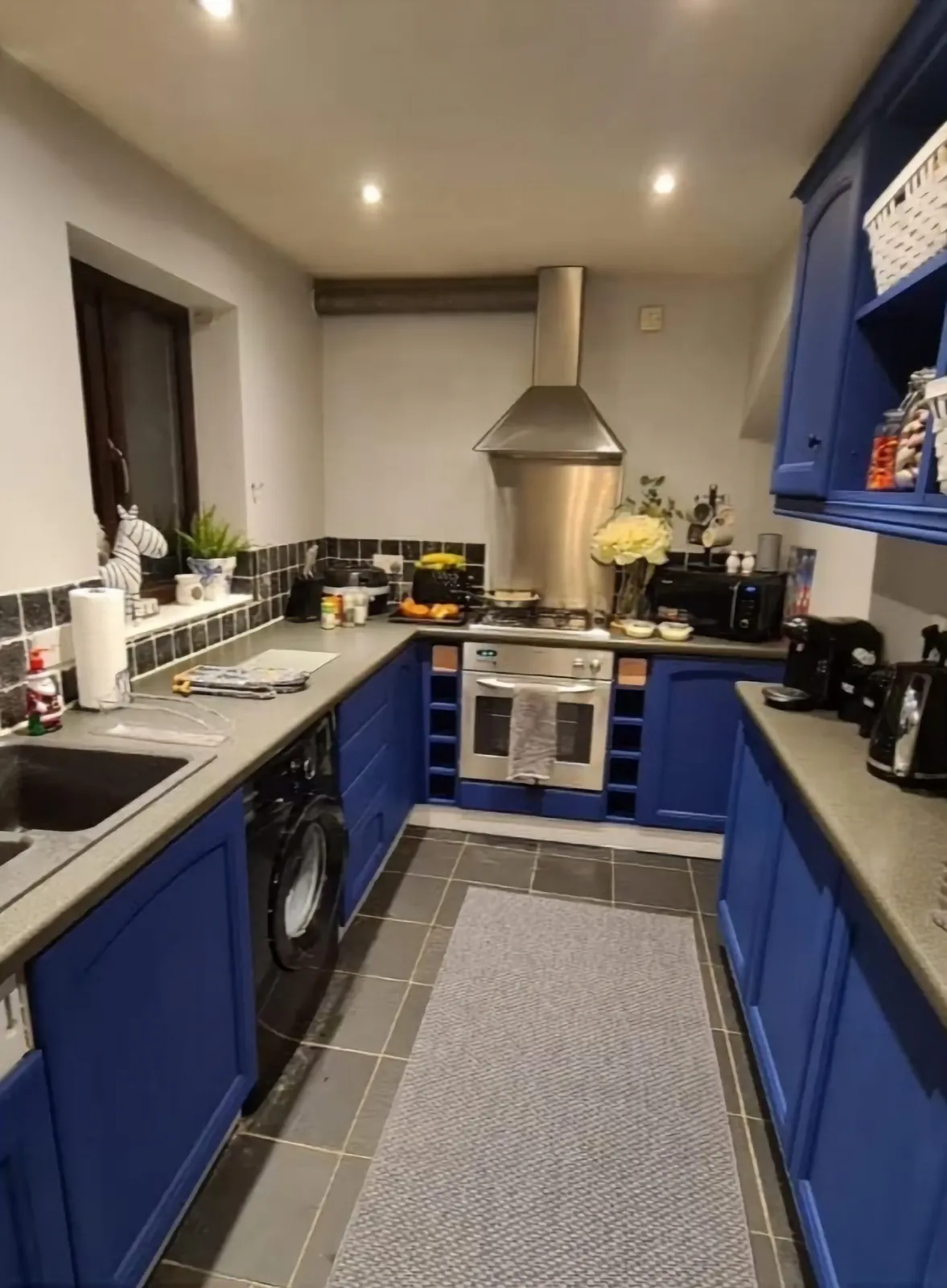 Industrial painting on metalwork and factory interiors